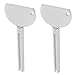 Healifty Metal Tube Squeezer Pack of 2 - Rolling Toothpaste Squeezer, Tube Key Squeezer, Tube Squeezer Tool Bathroom Accessories for Saving Toothpaste, Cosmetic, Oil, Cream, Paint