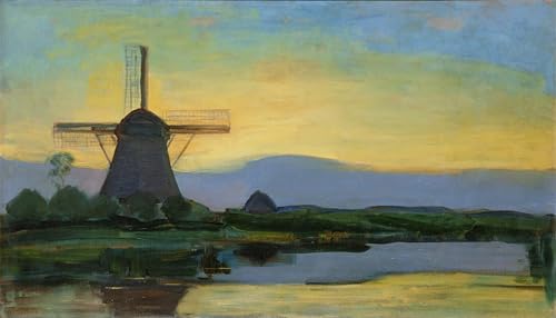 Affiche Piet Mondrian pour habiller un mur vide de salon avec une toile 60x90