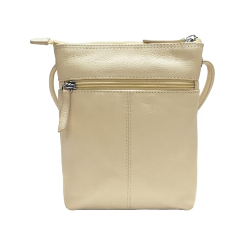 Image of ili New York Leather Mini Sac Crossbody - Genuine Leather Crossbody Bags for Women with RFID Blocking, Adjustable Strap