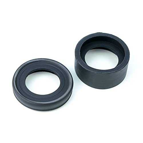 Microscope Foldable Rubber Eyepiece Eye Shield Cups 36mm Inner Diameter Eye Guards 2 PCS