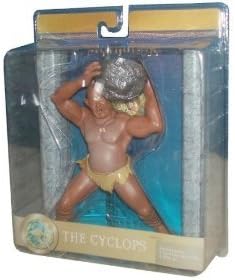Greek Mythology 6 Inch Tall Action Figure - Cyclops with Rock Boulder