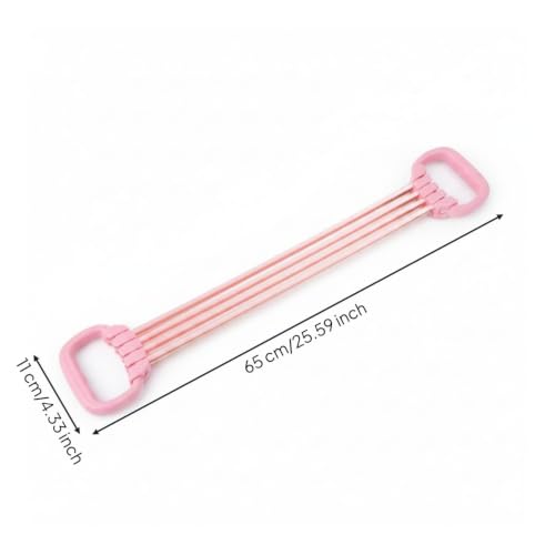 Image of Rubber Tubes Tube Resistance Exerciser Elastic Resistance Band with Handles Upper-Body Exercise Band with Handles Smooth Finish, 8-Tube Expander
