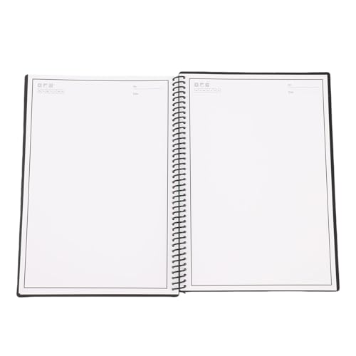 ViaGasaFamido Cuaderno Reutilizable de 30 Hojas, Cuaderno en Espiral Inteligente con Bolígrafo Soluble en Agua, Digitalización por Aplicación para Aprender a Trabajar y Tomar Notas