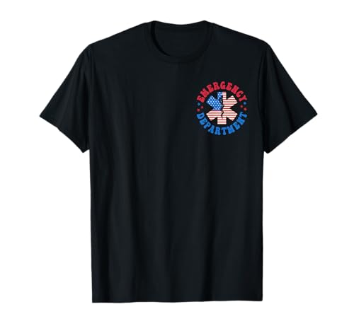 Emergency Department 4th of July USA Emergency Room Er Nurse T-Shirt