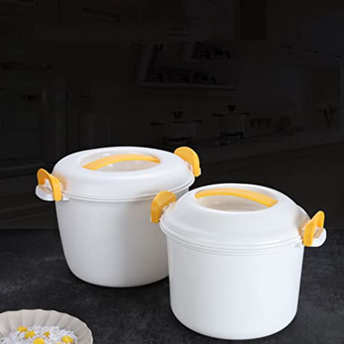 Panela de arroz para micro-ondas: panela de arroz para forno e arroz, recipiente de alimentos, lanch