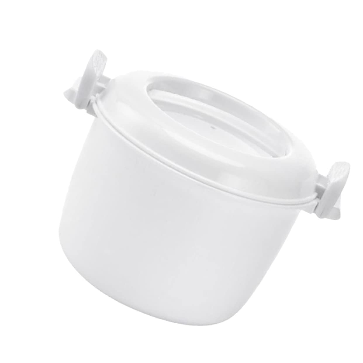 UTHCLO Rice Cooker for Microwave Oven Microwave Rice Cooker Microwave Cooker Cookware for Microwave Oven White Convenient Micro-wave Oven re-usable