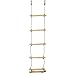 Produktbild Gartenpirat Strickleiter mit 6 Holz-Sprossen Länge 230 cm