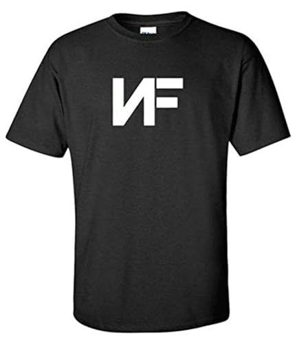 Xiyunjiao Unisex T-Shirt New Nf Logo American Rapper Perception Men's Black S