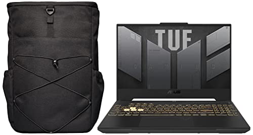 Image of ASUS TUF Gaming A15 (2022), 15.6-inch (39.62 cms) FHD 144Hz, AMD Ryzen 7 6800H, RTX 3060 6GB Graphics, Gaming Laptop, FA507RM-HN089WS + VP5700 TUF 17 inch (43.18 cm) Backpack (Black)