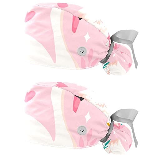 Casquettes de travail pour hommes et femmes JDEZ : chapeaux bouffants à motif