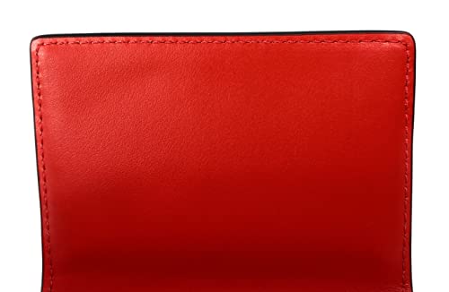 Coach Magnetic Card Case In Signature Canvas (Miami Red) #TOP1