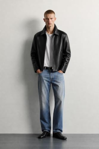 CLWN Men's Faux Leather Jacket - Image 5