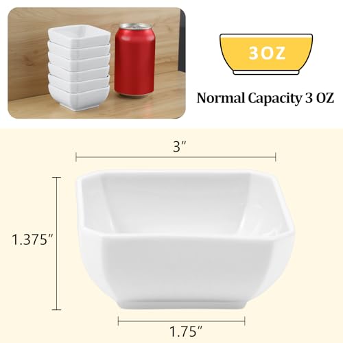 Yedio 3 Oz Dipping Sauce Bowls Ceramic Small Dip Bowls thumb #1