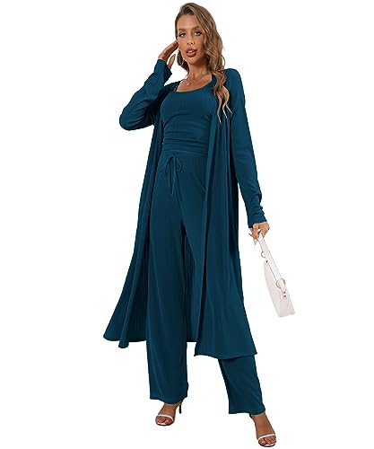 Image of 3 Piece Lounge Sets for Women Airport Travel Outfit