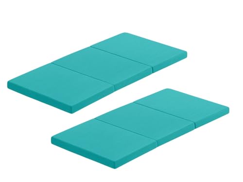 SONHO Lote x2 colchón Plegable de Cuna de Viaje Bambi – Espuma HR D23, 120x60 cm, Grosor 5 cm, Tejido 3D Transpirable y Confortable