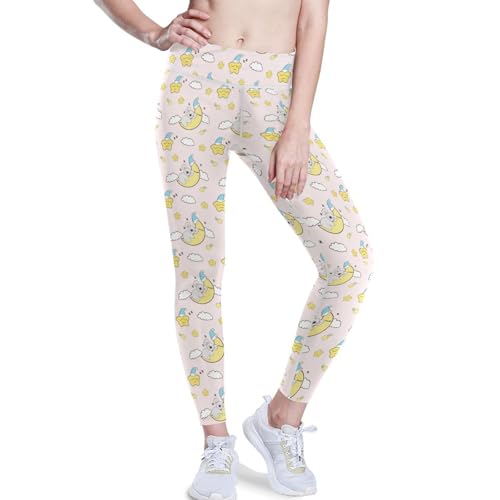 Pantalon de yoga pour femme Koala élastique et taille haute en tailles S à XXL