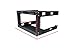 Kenuco Black 4U Wall Mount Open Frame Steel Network Equipment Rack 17.75'' Inch Deep - Black - U Deep - W19'' x D17.75'' x H10.5'' (REG-4U)