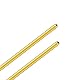 LAVMHAB Messingrohr, 5 mm OD/Außendurchmesser x 1,0 mm Wandstärke, 300 mm Länge, Nahtlos Rundrohr aus Messing, Messing Rohre für Bastelarbeiten (2 Stück)