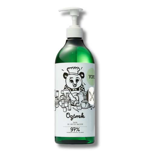 YOPE Lavavajillas Líquido de Pepino y Aloe, Desengrasante Suave, 750 ml
