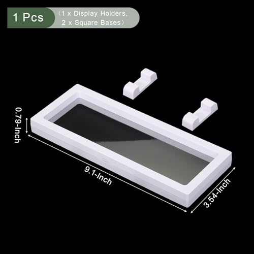 Estuche flotante para monedas 3D 5 piezas blanco miniatura 2