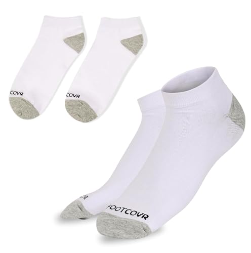 Premium Cotton Low Ankle Socks for Women & Men - 6 Pairs Ultra Soft Low Ankle Socks - for Size 6-12