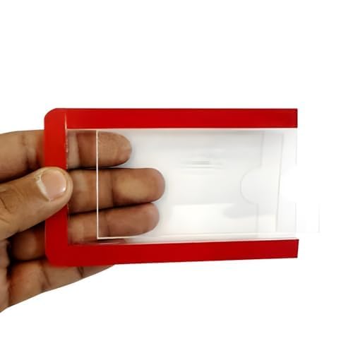 Image of AutokraftZ Card Holder for Car Windshield with Mini Brush| Transparent Cover | Access Cards - Strong Adhesive Sticker Mount, Easy Insert & Remove | Durable Anti-Slip Design for All 4-Wheelers