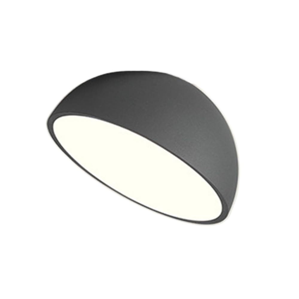 Plafonnier rond minimaliste blanc 30 cm en acrylique pour l'éclairage moderne de couloir