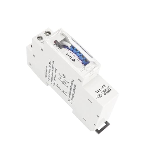 Minuterie mécanique TB45 Rail Din avec 96 programmations par jour