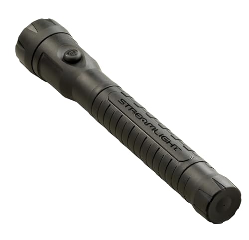 Image of Streamlight 76442 PolyStinger LED HAZ-LO Intrinsically Safe Rechargeable Flashlight with 120-Volt AC /12-Volt DC Charger, Black - 130 Lumens