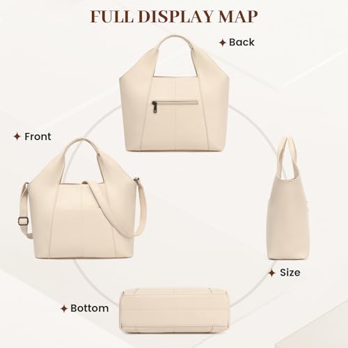 Image of Purses for Women Medium Satchel Handbags Shoulder Hobo Bag