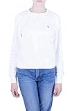 Calvin Klein Tommy Classics Crew Felpa, Bianco (Classic White 100), Small Donna
