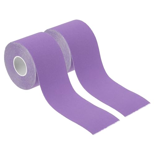 PATIKIL 32.8ft x 2 Inch Aerial Hoop Tape, Athletic Tape Adhesive Non-Slip Grip Tape Yoga Rig Sports Tape for Wrapping Exercises Gymnastics, Purple