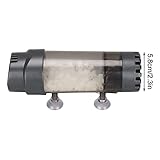 Fafeims Fluidized Moving Bed Filter with Bio Media Reactor, Bubble Air Stone and Sponge Filter for Aquarium Fish Tank - Image 2
