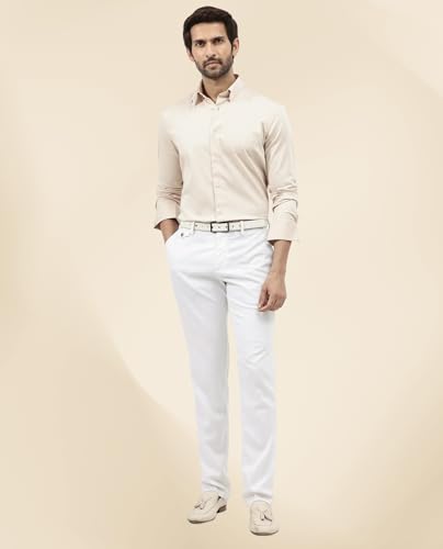 Image of IndoPrimo Men's Satin Shirt with Spread Collar Neck Line Solid Pattern Full Sleeves Regular Fit Western Style and Standard Length