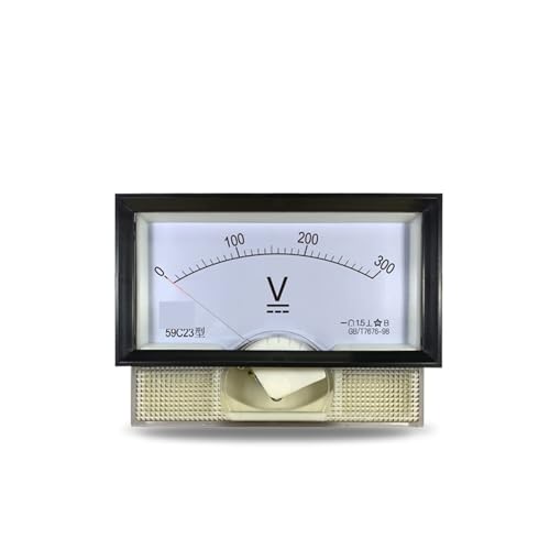 Voltmètre CC 59C23 avec cadre noir mesure précise DC 750V encastrable