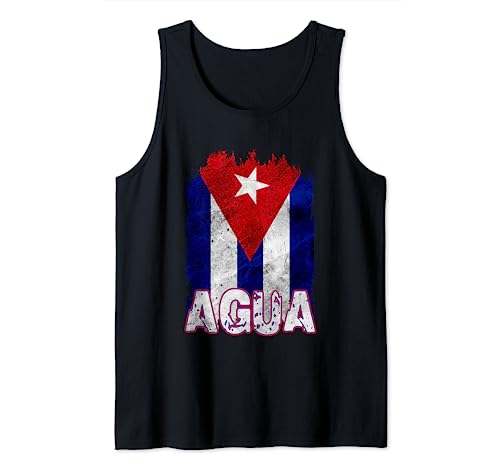 Camicie Havana da uomo Bandera de Cuba Agua regalo bandiera cubana Canotta