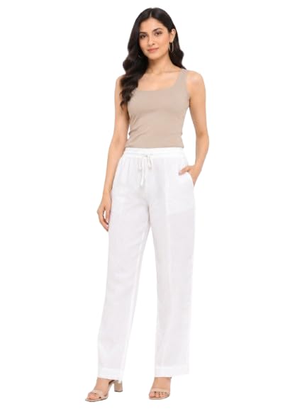 Women's Pyjamas Pants | Lower/Track Pant, Lounge Wear, Soft Night Wear Pajama Pant for Women(WHITE)-picture-43