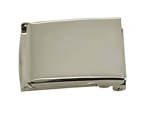 ACCmall Plain Canvas Military Web Belt & Silver Flip Buckle3
