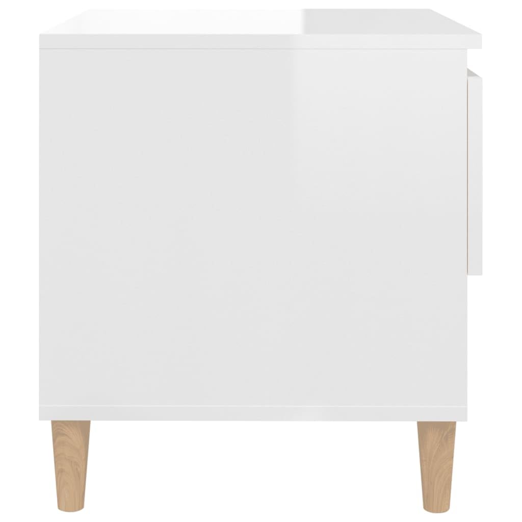 Elegante Nachttische aus Holzwerkstoff mit Stauraum, stabilem Oberteil und Wandhalterung für Wohnzimmer & Schlafzimmer