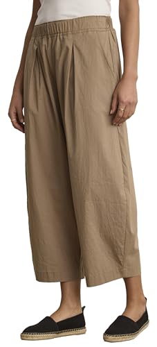 VELVET BY GRAHAM & SPENCER Women's Sophia Rib & Poplin Mix Media Pants, Nomad2