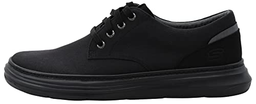 Skechers Men's Moreno-Ederson Shoes, Black/Black, 8 W US