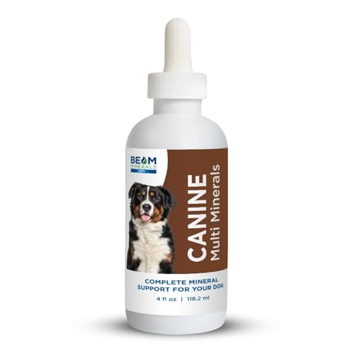 Image of Beam Minerals Complete Canine Multi-Minerals | Full-Spectrum Minerals for Dogs | Contains Humic & Fulvic Acid | 4 fl Oz