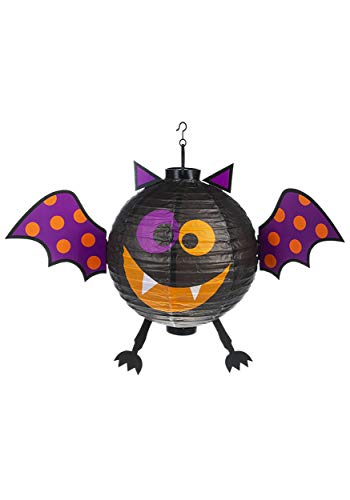 Ganz Halloween Colorful Bat Lantern Standard