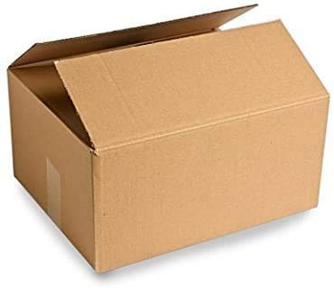 Cardboard Carton Box (Brown, L 38 x W 27 x H 26cm)