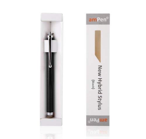 amPen Hybrid Stylus Pen - Interchangeable Hybrid Tip Touchscreen Stylus (Black) - Thumbnail 3