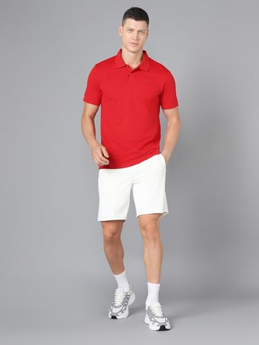 Image of TECHNOSPORT Men's Half Sleeve Polo T-Shirt Techno Dry Slim Fit
