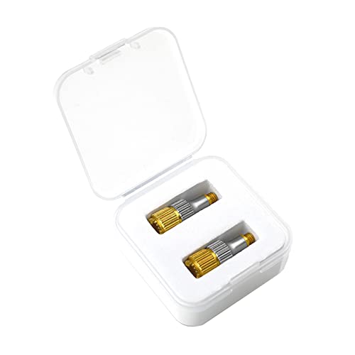 JoiJoy 2Pieces Aluminum Alloy Remote Controller Joysticks for DJI Mavic Mini Air 2S,Golden+Silver,1x2cm