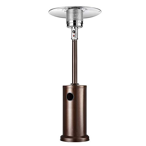 Regenschirmgasheizung, Gewerbliche Terrassenheizung - Impulszündung Und Tragbare Walze, Vergrößerte Außenheizung Aus Rostfreiem Stahl Mit Gegengewicht Cover