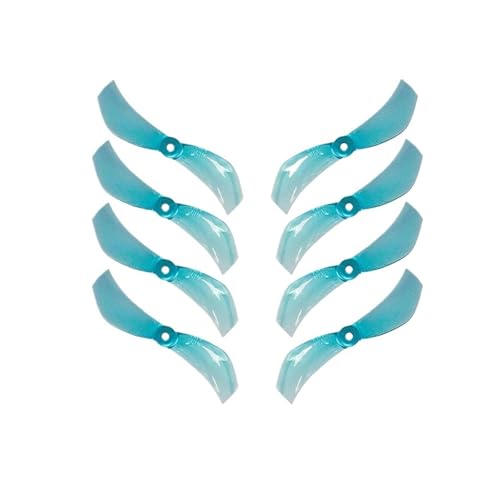 4 �y�A�AGemfan �ɑΉ��A40MM 1610 2 �u���[�h PC �v���y�� 1mm 1.5mm �� RC FPV ���[�V���O�t���[�X�^�C�� Tinywhoop �h���[�������p DIY �X�y�A(4Pairs 1.5mm Blue)