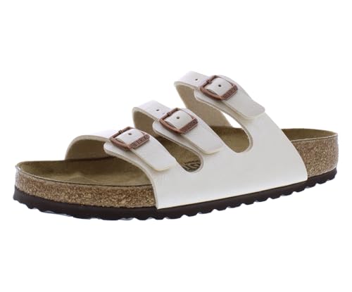 Birkenstock Female Florida Birko-Flor™ - Graceful Pearl White Women 8-8.5